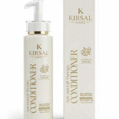 “Anti Hairfall Conditioner enriched with biotin, keratin, aloe vera, argan oil, jojoba oil extract, and vitamin E — nourishes hair, reduces breakage, and adds smooth shine.”