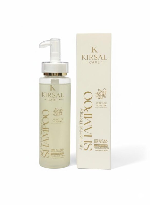 āAnti Hairfall Shampoo enriched with biotin, keratin, aloe vera, argan oil, jojoba oil extract, and vitamin E ā reduces hair fall, strengthens roots, and promotes healthy hair growth.ā